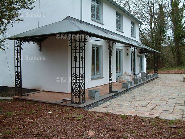 Wrought Iron Porch,Somerset